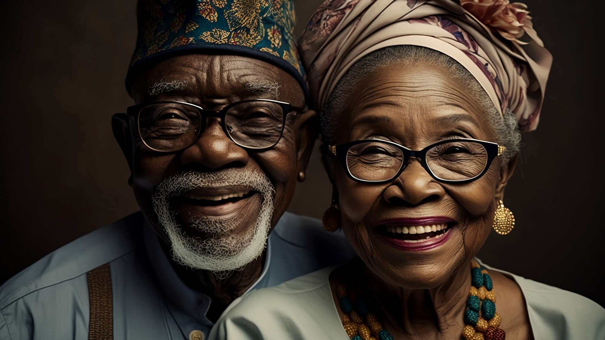 Generative AI. couple laughing