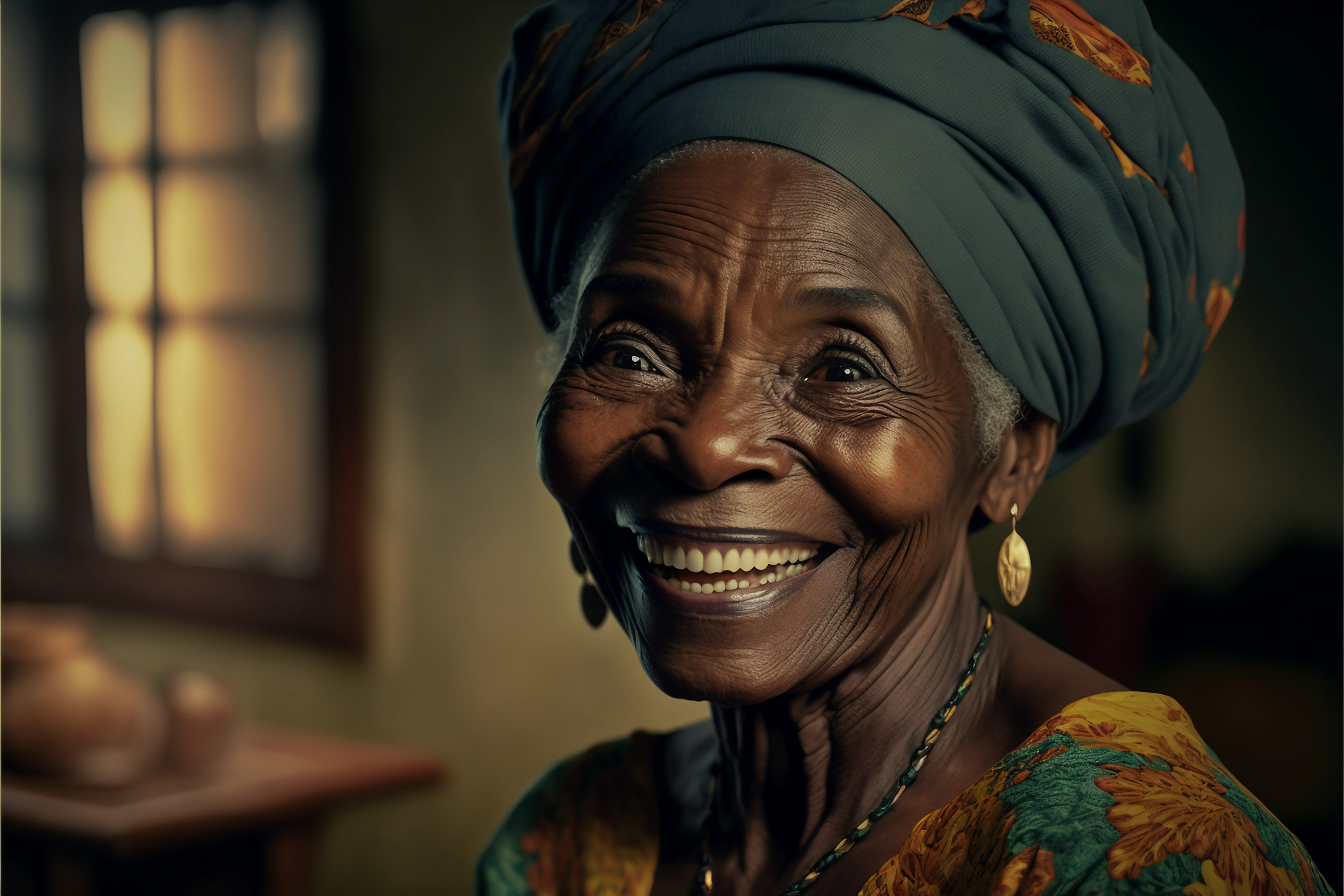 Generative AI. portrait of a elder